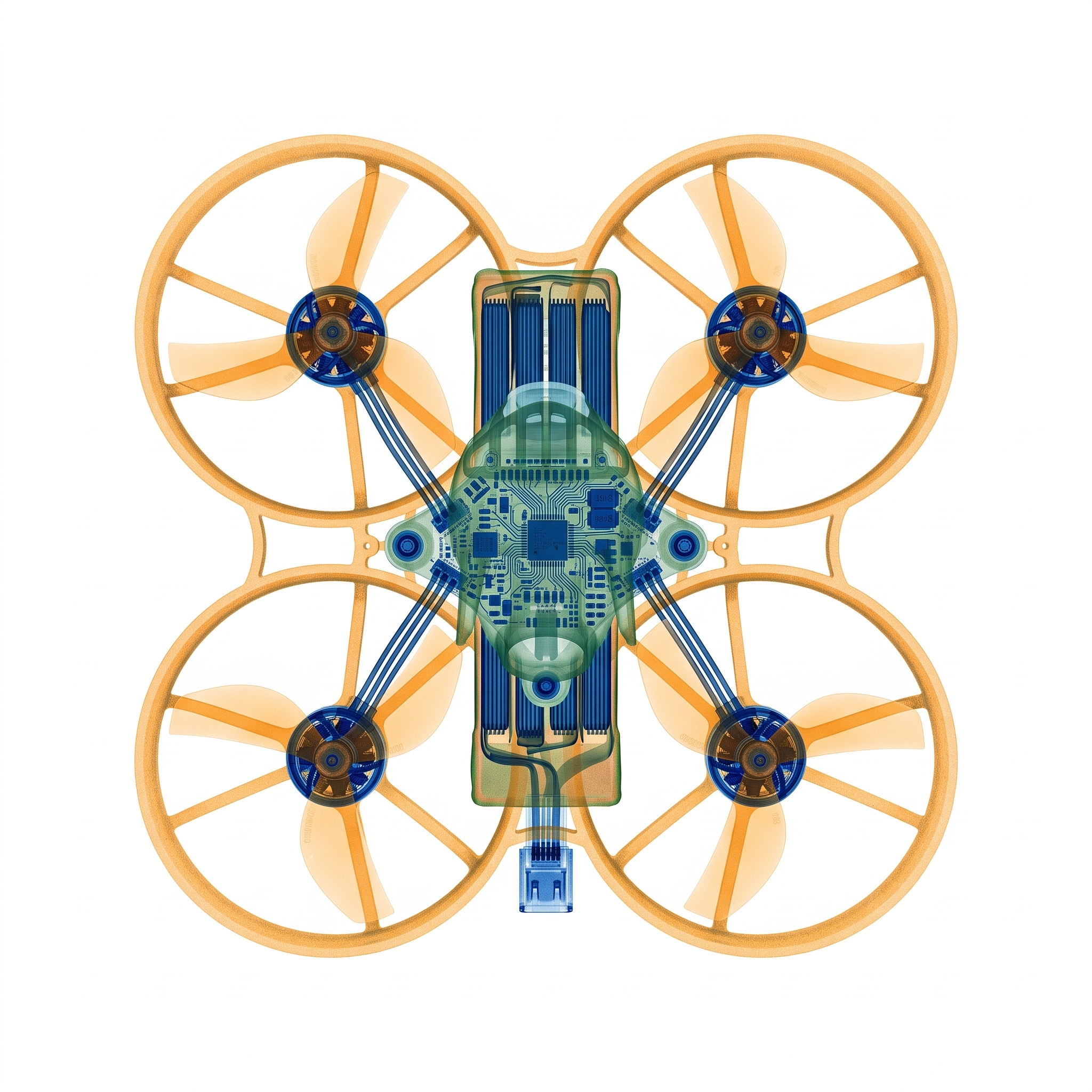 Gerçek FPV Drone X-Ray